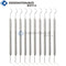 OdontoMed2011 10 PCS Explorer 6/23 Probe Dental Diagnostic PERIODONTAL Double Ended Stainless