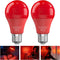 BrightArk 625nm Red Light Bulb for Sleep, 100% Blue Light Blocking, Promotes Melatonin