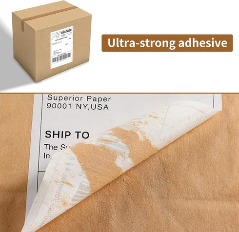 Immuson 4 6 Printer,100 x Direct Thermal Shipping Labels with Perforations, Label Paper for Thermal Label Printer