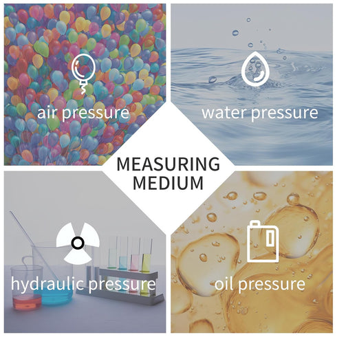 0-30 Psi Pressure Gauge, Glycerin Filled Water Pressure Gauge for Pneumatic Regulator and Air Compressor