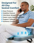 Yalfero Premium Gel & Memory Foam Seat Cushion, Extra Large Cooling Portable Chair Pad for Long Sitting, Seat Cushion