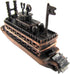 TG,LLC Treasure Gurus Bronze Metal Steamboat Paddle Boat Replica Die Cast Novelty Toy Pencil Sharpener