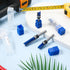 Lyksgir 4 Set 1/4 Inch Set 1/2", 1/2", 3/4", 1", 1-1/2" Pcs Pattern Flush Trim Router Bit Shank, Top Bearing Carbide
