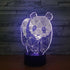DAGIJIRD 7 3D Color Change Cute Panda Acrylic Board Night Light LED Desk Lamp Touch Switch Room Decor Gift