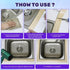 2 Rolls Waterproof Self Adhesive Caulk Tape, 1.5" x 10.5Ft, Beige Sealing Strip for Bathroom, Kitchen, Shower, Bathtub
