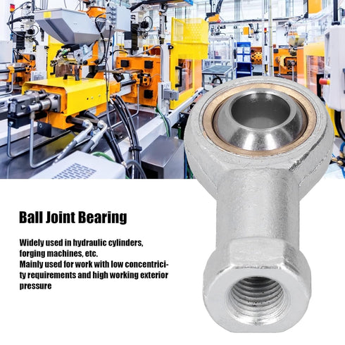 SIL16T/K Oscillating Rod Bearing, Female Joint Bearing for Hydraulic Cylinders and Forging Machines