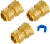 SUNGATOR 3/4 Inch x 1 Inch FNPT Adapter, No Lead Brass Push-to-Connect Female Plumbing Fittings