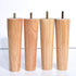 KDDEON M8 Legs,5-70cm,Replacement Cabinet,Set 4 (8cm/3.1in) Threaded Rod Straight Tapered Solid Wood Furniture