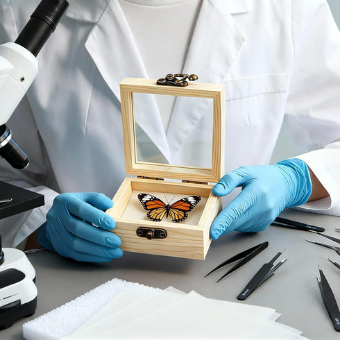55 3.54 3.54 1.77 8 6 3 6 Spiareal Pcs Insect Specimen Tools Kit Include x x in Pcs Display Case Box Foam Pinning Board