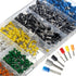 Sopoby 800PCS Insulated Wire Ferrules Crimp Pin Terminal Kit for Electrical Projects, AWG 24-10, 8 Sizes