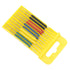 10Pcs Mini Grabber SMD IC Test Hook Clips Probes Kit for Logic Analyzer with Silicone Jumper Wires