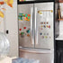 Felt Pin Board Bar Strips, Self-Adhesive Cork Board for Home Wall Decoration with 35 Push Pins