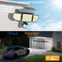 4500LM 3 IP65 3 1 Pack Onforu Solar Lights Outdoor, Heads Security Lights with Remote Control, Waterproof Motion Sensor