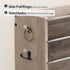 HOOBRO Wall File Organizer, Mail Organizer Wall Mounted, Wooden Literature Organizer with Drawer Storage