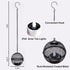 4 Pack Solar Hanging Lanterns Lights Outdoor, Hanging Candle Holder with Solar Tea Lights Candles Outdoor Waterproof