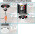 4 Inch, 9W 700LM 2700K-6500K Dimmable 1 Pack FVTLED Smart Recessed Lighting Wireless Bluetooth RGBWC Color Changing LED