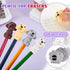 Kisston 100 Pcs 3D Dog Pencil Top Erasers, Cute Animal Erasers for Kids, Funny Dog Party Favors