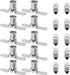 10PCS E10 2.5V/0.3A Miniature Screw Base Light Bulbs and 10PCS E10 Light Socket Base Holders for Home Experiment Circuit