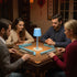 1 Pack 3 Dimmable Counter Pickmesh Scalloped Edge Cordless Table Lamp Color LED Rechargeable Battery Desk Light Modern