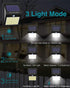 4 Pack 3 Modes/100LED IP65 Solar Motion Lights Outdoor, Solar Security Wall Lights Outdoor Wireless Waterproof