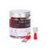 HKS 150PCS Female Vinyl Insulated Spade Connector Kit, Red 22-16 AWG, 6.3mm 1/4" Quick Disconnect Wire Connectors