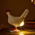 Oriamde Chicken Egg Lamp Funny Lifelike Resin Night Light - The Chicken Lays A Glowing Egg Gift Home Decoration