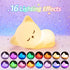 Kids,16 Lamp,Dimmable Night Light for Colors Cat Lamp Cute Baby Night Lights for Nursery,Silicone Rechargeable