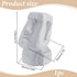 WADORN Moai Eyeglass Holder Stand, Light Grey Funny Moai Statue Eyeglass Display Stands Modern Decorative Plastic