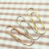 Multifunctional 20 Pcs Rose Gold Pen Clips, Portable Large Size Paper Clips for Notebooks and Journals