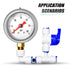 MEANLIN MEASURE 2pcs 0~30Psi Stainless Steel Liquid Filled Pressure Gauge, 1/8" NPT 1.5" Glycerin Filled