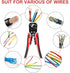 WGGE WG-014 Self-Adjusting Insulation Wire Stripper, 3 in 1 Automatic Tool for AWG 10-24