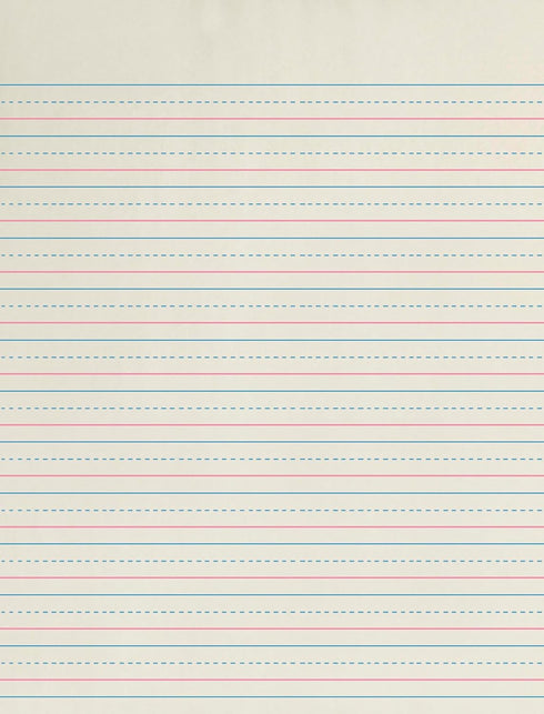 School Smart Zaner-Bloser Paper, 500 Sheets White, 1/2 Inch Ruled, 8 x 10-1/2 Inches