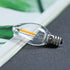C7 Bulbs, 0.6Watt 7W, E12 Bulbs, 2200K 6 Pack, Non-Dimmable LED Night Light Equivalent to Candelabra Small Base, Edison