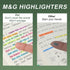M&G Purple Highlighter, 12 Pack, No Bleed Highlighters, Neon Thick Cute Markers for Books