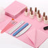 125 Pack 3 Dental Bibs Disposable Ply Dental Bibs Waterproof Pink Dental Bibs for Nail Salon, Dental Clinic, Pet