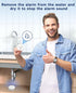 Geevon 4 Pack 100dB Water Leak Detectors, Water Sensor Alarms Flood Detector for Basements, Bathrooms, Laundry Rooms