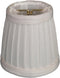 Royal Designs, Inc. Pleated Empire Chandelier Shade CS-110WH, White, 3 x 4.25