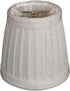 Royal Designs, Inc. Pleated Empire Chandelier Shade CS-110WH, White, 3 x 4.25