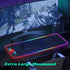 RGB LED Mouse Pad with 15W Wireless Charger, Extra Large Non-Slip Rubber Base Gaming Mousepad for PC