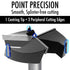 1-3/4 Inch Forstner Drill Bit, Triple-Flute Carbide Tipped for Hard Wood, Soft Wood, Veneered Plywood, Plastic