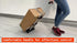 A6 77 Lb 4 Mount Plus Folding Luggage Cart and Dolly | Capacity | Portable Lightweight Luggage Trolley Cart
