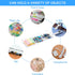 WORHE Clear Acrylic Sticky Note Holder, 3 in 1 Memo Holder Desk Organizer for Office Home, 3"x3" Note Pad Holder (BQ211)