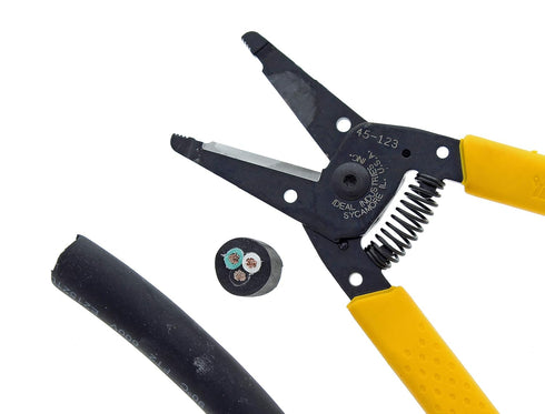 IDEAL Electrical 45-123 T-Cutter Wire Cutter, Spring Loaded Steel Pliers
