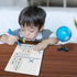 Dry Erase Long Multiplication Practice White Board 8" x 12", Double Sided 2-digits Multiplication Board for Kids