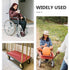2Pcs 6.69In Replacement Shopping Cart Wheels for Folding Grocery Trolleys Durable Smooth Rolling with Strong Load