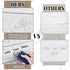 White Wood Bulletin Board Roll, Reusable Waterproof Erasable, Fade Resistant Non-Woven Fabric for Classroom Decor
