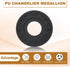 10" 4" 3D PATIKIL Ceiling Medallion, OD x ID PU Decorative Ceiling Light Medallion Chandelier Medallion Carving Ceiling