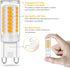 YUIIP G9 LED Light Bulb 4W Equivalent 40W Halogen, Warm White 3000K, 400LM, AC 120V, Non Dimmable (6 Pack)