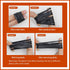 40-135mm Cassette 4mm 100 Recorder Rubber Belts Mix Flat Belt for Repair Maintenance Tape Machine DVD CD LD VCR