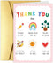 Obbyidk Cute Teacher Thank You Card from Kid Student, Funny Appreciation Card for